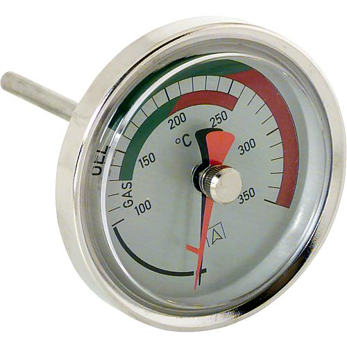 Thermometer for gas and oil firing systems 0-350°C Standard 1