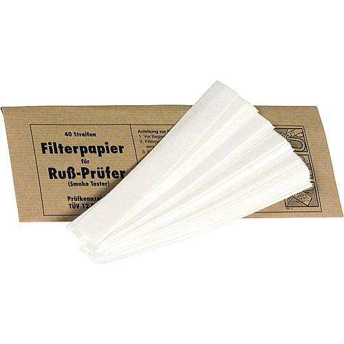 Filter paper strips for determining soot Standard 1