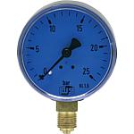 Oil pressure manometer ø 63 mm, DN 8 (1/4") B radial