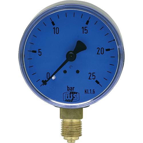 Oil pressure manometer ø 63 mm, DN 8 (1/4") B radial Standard 1