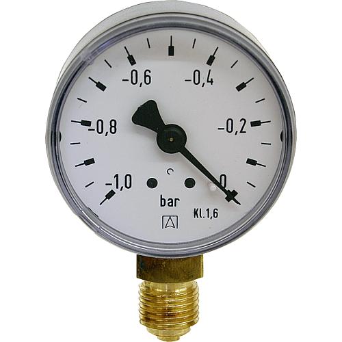 Bourdon tube pressure gauge ø 50 mm, DN 8 (1/4“) radial Standard 1
