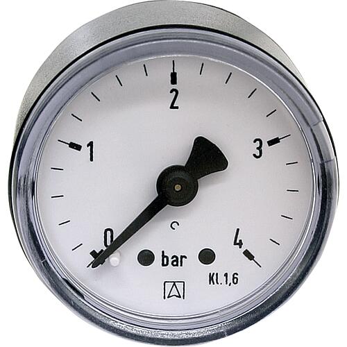 Rohrfeder-Manometer ø 40 mm, DN 6 (1/8") axial Standard 1
