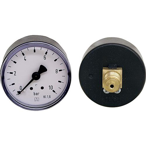 Rohrfeder-Manometer ø 50 mm, DN 8 (1/4") axial Standard 1