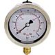 Glycerine Bourdon tube pressure gauge ø 63 mm, DN 8 (1/4“) radial