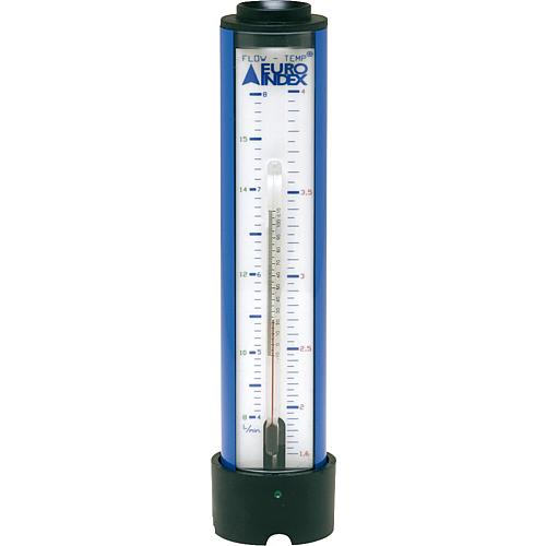 Flow rate and temperature measuring device FLOWTEMP