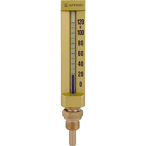 Machine thermometer, straight shape