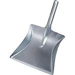 Dustpan, galvanised metal