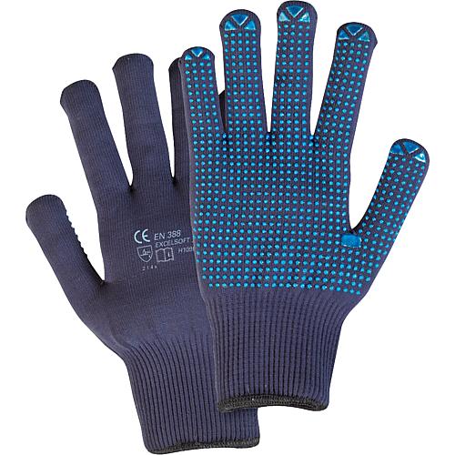 Protective gloves Strick blue M 1 pair
