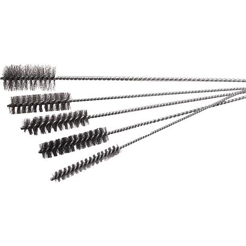 Brush set with handle, crimped steel wire, 5-piece Standard 1