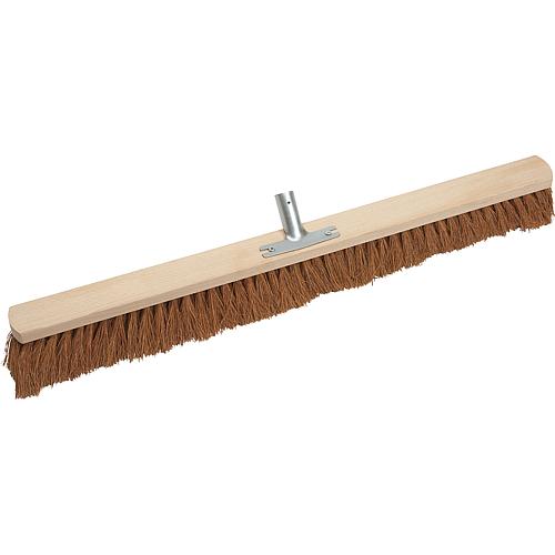 Balai 80cm bois 7 rangs composant coco avec support metallique