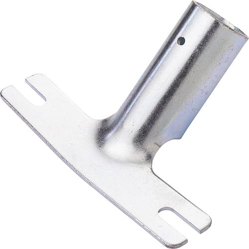 Support métallique galvanisé, pour manches à balai Ø 24 et 28 mm Standard 1