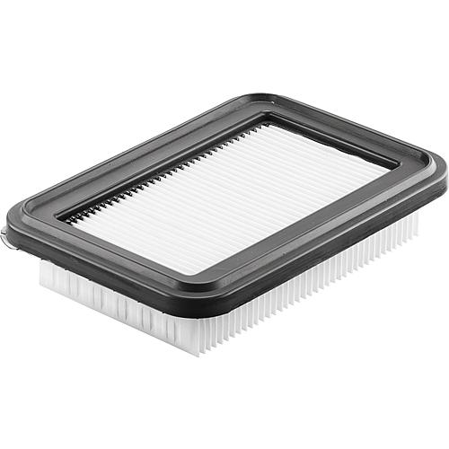 Filtre plissé plat pour aspirateur eau et poussière  classe M (72 025 53) Standard 1