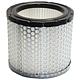 Washable folded filter for dry vacuum cleaner (72 000 80) Standard 1