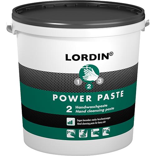 Pâte lave-mains, ultra concentrée avec agent gommant naturel LORDIN® Power Paste Standard 1