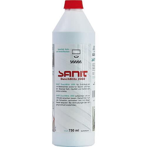 Shower cubicle cleaner SANIT DuschBlitz 2000, 750ml refill bottle