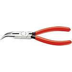 Needle nose pliers with cutting edge