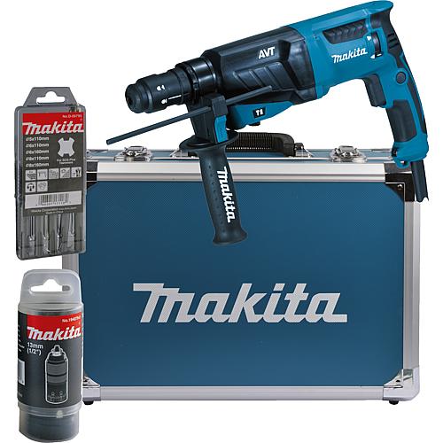 Drill and chisel hammer HR2631FT13, 800 W with quick-action drill chuck and carrying case