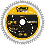 Circular saw blade Dewalt, DT99564 XR Extreme Runtime 60Z 190/30mm for handheld circular saw