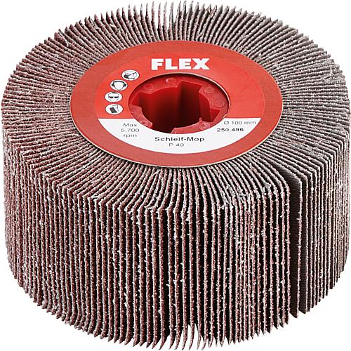 Sanding fleece FLEX to remove paint, grind, etc. Ø 100 x 100 mm, grain size: 240