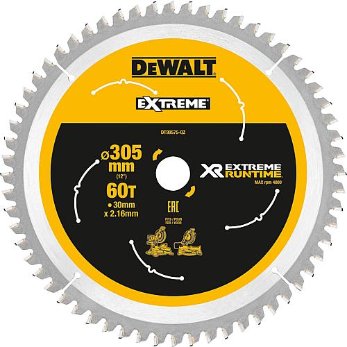 Kreissägeblatt DeWalt DT99574, Ø 305 x 30 mm mit 42 Zähnen