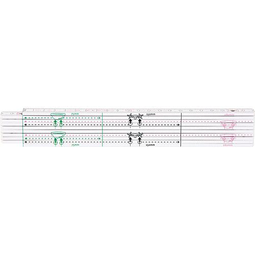 Plumber’s wooden folding ruler Standard 2