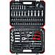Socket wrench set 1/4” + 3/8” + 1/2”, 172 pieces Standard 1