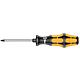 Phillips screwdriver with impact cap, full-length blade with hexagon, black point tip Standard 1