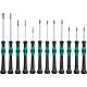 Wera screwdriver set, electronic Kraftform Micro slotted/Phillips/Torx®/hexagonal socket, 12-piece Anwendung 1