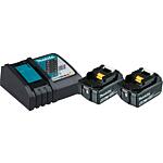 Kit de batteries18 V, 2 x 4,0 Ah + 1 chargeur