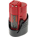 Replaceable battery suitable for Milwaukee, Li-ion, 12 V, 2.5 Ah