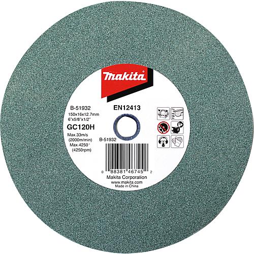 Pierre a affuter de rechange MAKITA Ø 150 x 16,0 x 12,7 mm avec granulometrie 120