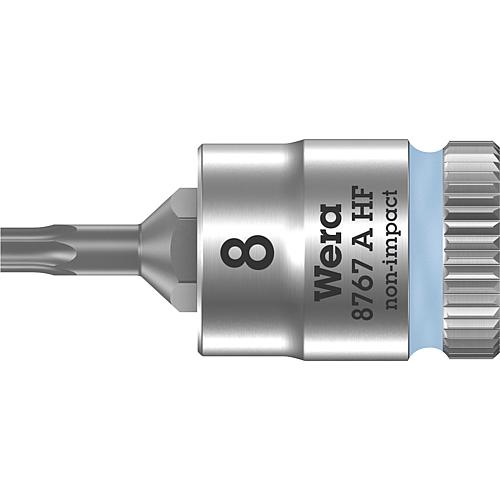 Ratchet inserts Wera® Zyklop, 6.3 mm (1/4“) for TORX® screws Standard 1