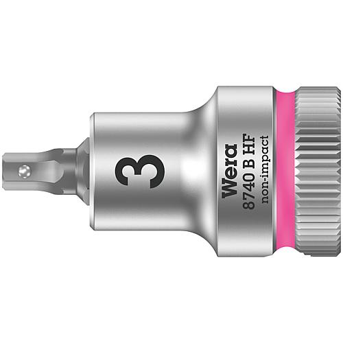 Ratchet inserts Wera® Zyklop, 9.52 mm (3/8“) for hex socket screws Standard 1