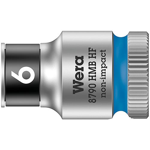 Ratchet inserts Wera® Zyklop, 9.52 mm (3/8“) for external hex socket screws and nuts Standard 1