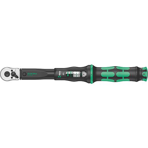 Click-Torque C 1 WERA, torque spanner with reversible ratchet, 1/2” square drive Standard 1