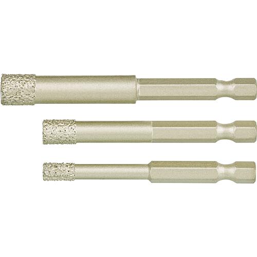 Fine stone drill set CERA EXPERT ACCUSPEED, 3-piece  Standard 1