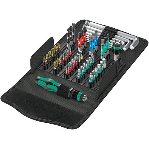 Bit screwdriver set WERA 52-piece Standard 1