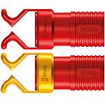 Screw claw set, with two sizes, for screwdriver blades, long bits and Allen keys