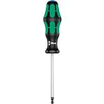 Hexagon socket ball-head screwdriver 352 Kraftform Plus Series 300, hexagonal blade, Black Point tip