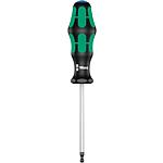 Hexagonal ball head screwdriver WERA Kraftform Plus - series 300 hexagonal blade