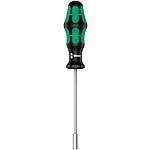 Socket wrench screwdriver WERA Kraftform Plus - series 300 round blade