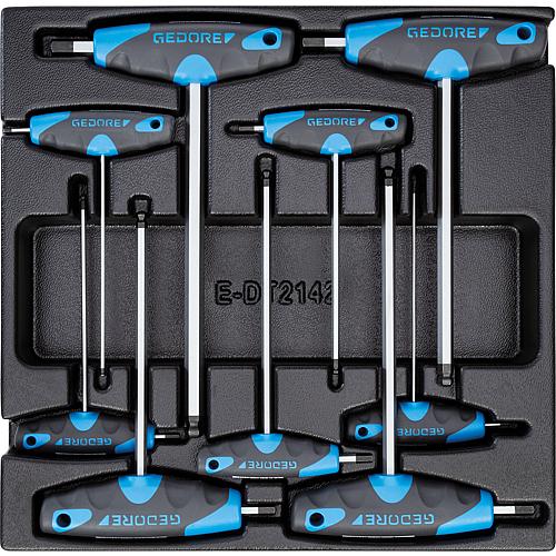 Angle screwdriver set, in 2/3 module, 9-piece Standard 1