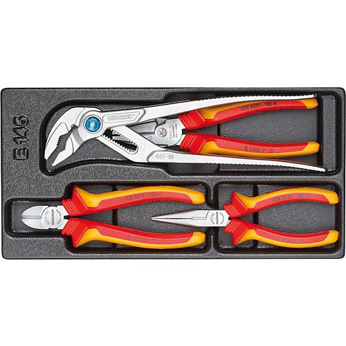 VDE pliers set, in 1/3 module, 4-piece Standard 1