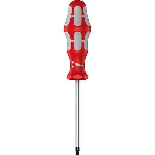 Square drive screwdriver Wera 368 Kraftform Plus Series 300, round blade, Black Point tip, #2 x 300 mm