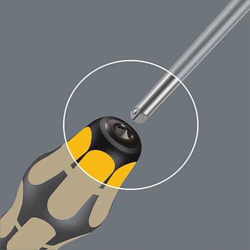 Phillips screwdriver with impact cap 917 SPHS Kraftform Plus 900 series, integrated internal square drive