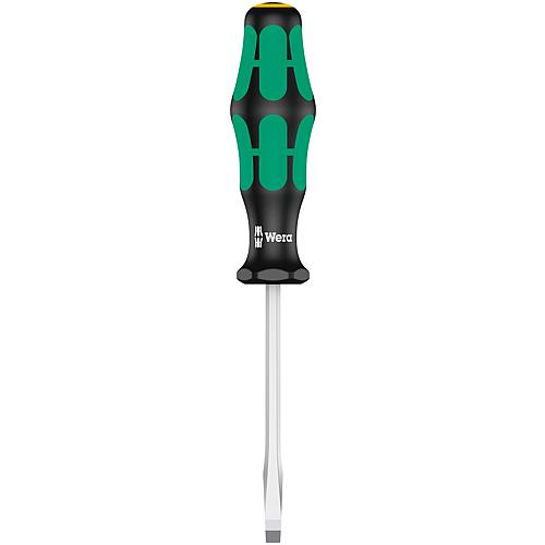Hex screwdriver Wera 334 SK Kraftform Plus Series 300, hexagonal blade, laser tip, SL3.5 x 0.6 x 100 mm