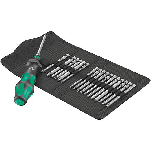 Schraubendreher-Set Kraftform Turbo Schlitz, Phillips, Pozidriv, Torx®, Innen-Sechskant, 19-teilig Standard 1