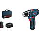 GSR 12V-15 cordless drill driver, 12 V with 2x 2.0 Ah batteries and charger Anwendung 1