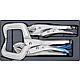 Gripping pliers set, in 1/3 module, 4-piece Standard 1