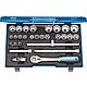 Socket wrench set 19 VMU 1/2”, 28-piece Standard 1